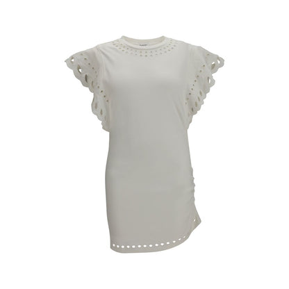 Dress by Isabel Marant Étoile for women in organic cotton white, patterned & toile features an magnificent silhouette, artfully detailed with a magnificent round neckline and short-sleeve that flows into an magnificent short.