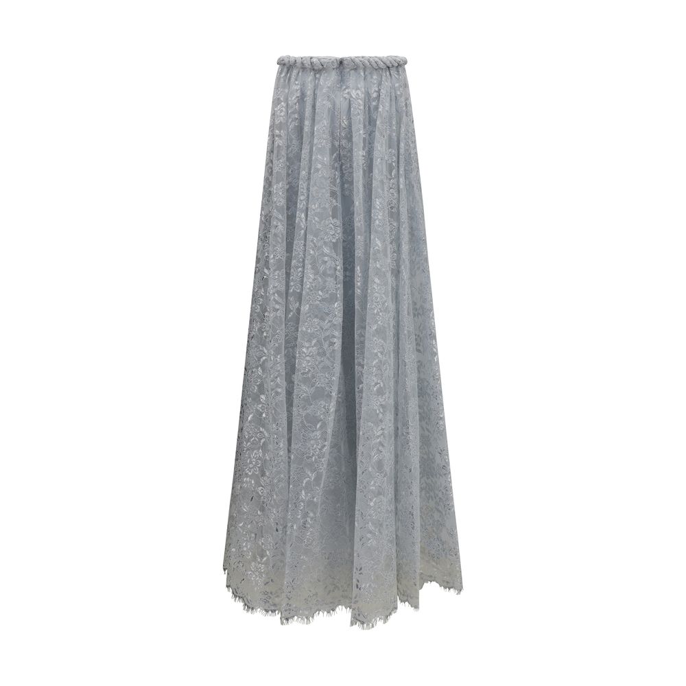 Jacket by Zimmermann for unisex in polyester silver showcases a enveloping silhouette, artfully detailed with a enveloping v-neck strapless neckline and premium pockets for a truly enveloping finish.