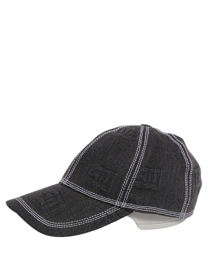 Dolce & Gabbana Men Black Cotton 6 Panel Baseball Capello Hat