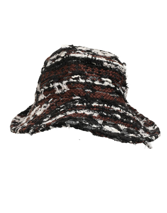 Dolce & Gabbana Women Multicolor Acrylic Tweed Bucket Capello Hat