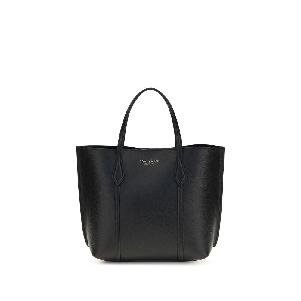 Evening Pouch Handbag by Tory Burch for women in bos taurus calf leather black features a contemporary silhouette, showcasing a secure magnetic, ample , and contemporary adjustable-strap & handle for a sophisticated look.