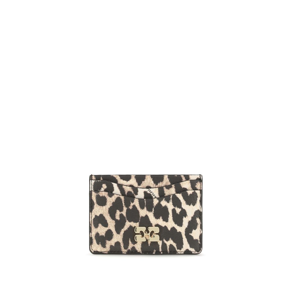 Cardholder Wallet by Ganni for women in tu polyester & polyurethane animal, multicolor & print presents a streamlined silhouette, showcasing the sophisticated design of the Bou TU Polyester & Polyurethane Cardholder Wallet collection with functional card-organization compact-design.