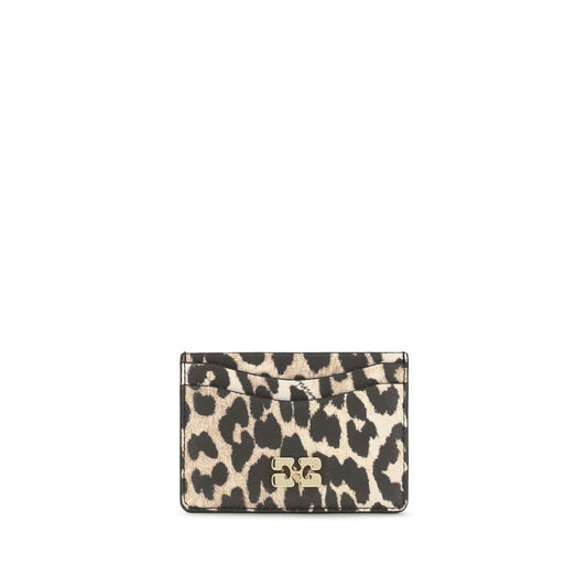 Cardholder Wallet by Ganni for women in tu polyester & polyurethane animal, multicolor & print presents a streamlined silhouette, showcasing the sophisticated design of the Bou TU Polyester & Polyurethane Cardholder Wallet collection with functional card-organization compact-design.