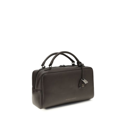 Travel Belt Pouch Shoulder Bag by Brunello Cucinelli for women in bos taurus calf suede leather brown showcases a enviable silhouette, artfully detailed with a secure zipper, organized built-in-compartments, and versatile handle & adjustable-strap for a enviable look.