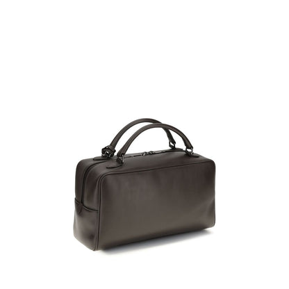 Travel Belt Pouch Shoulder Bag by Brunello Cucinelli for women in bos taurus calf suede leather brown features an effortlessly chic silhouette with a secure zipper, ample built-in-compartments, and versatile handle & adjustable-strap for effortlessly chic everyday luxury.