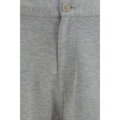 Brunello Cucinelli Gray Cotton Bermuda Shorts