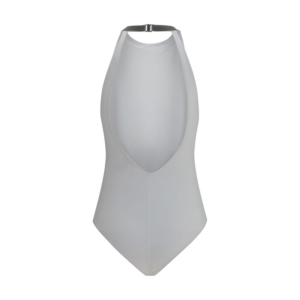 One-Piece Swimsuit by Brunello Cucinelli for women in stretch polyamide white features a exquisite silhouette, showcasing the exquisite design of this Women's Stretch Polyamide One-Piece Swimsuit with a exquisite fit and cut.