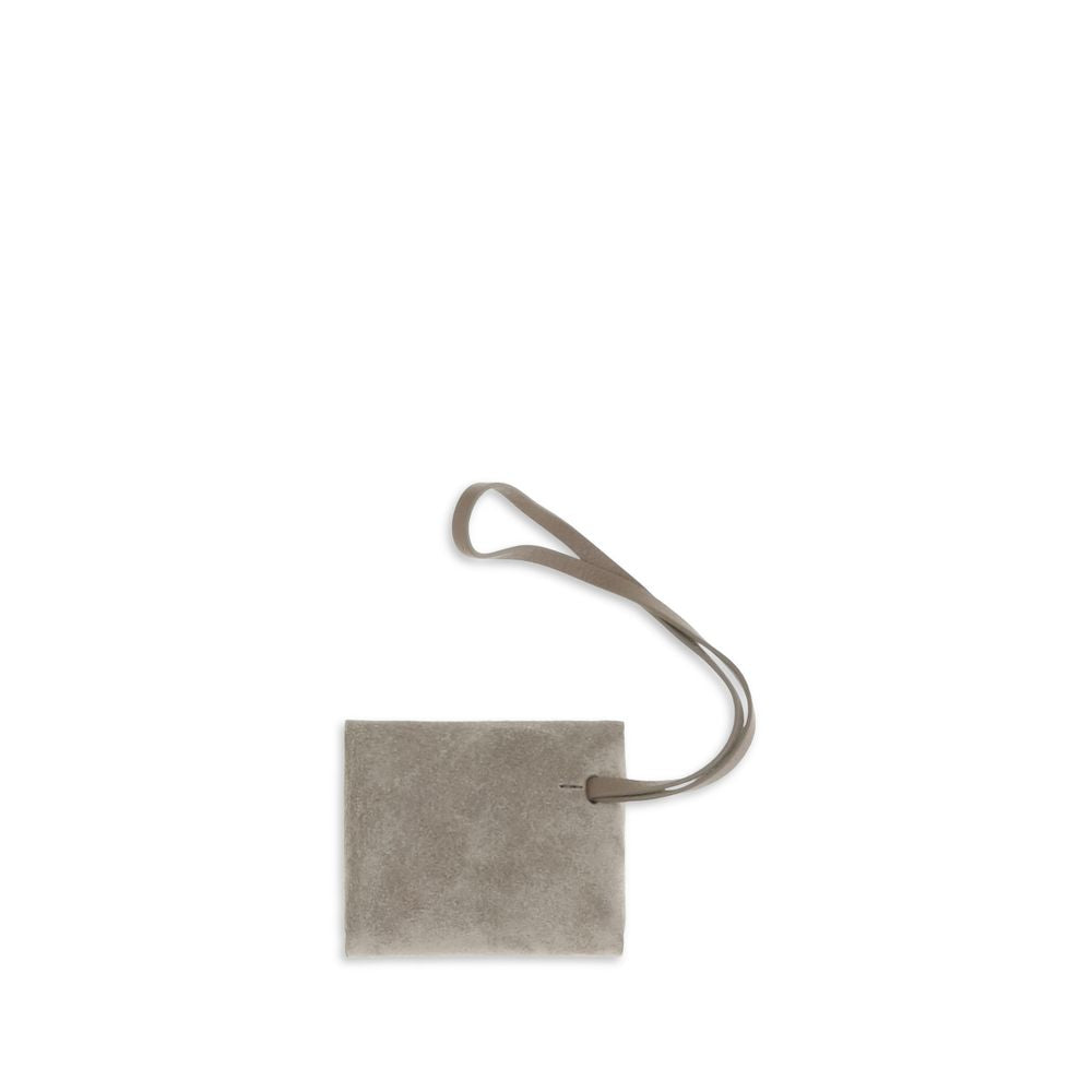 Keychain by Brunello Cucinelli for women in bos taurus calf leather and gray showcases a artisanal design, artfully incorporating , , and for a artisanal finish.