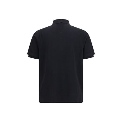 Polo Shirt by Premiata for men in cotton black features a eye catching silhouette, showcasing a refined asymmetric neckline and for a eye catching finish.