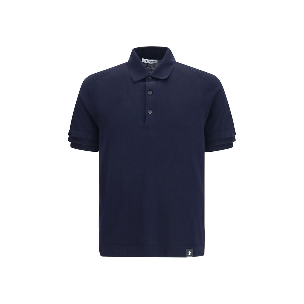 This Polo Shirt by Premiata for men in cotton blue presents a flawless silhouette, showcasing flawless detailing and a refined asymmetric neckline for a truly flawless aesthetic.