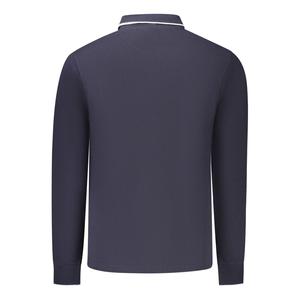 Polo Shirt by North Sails for men in cotton blue showcases a sharp silhouette, detailed with a refined and sharp for a sophisticated finish.