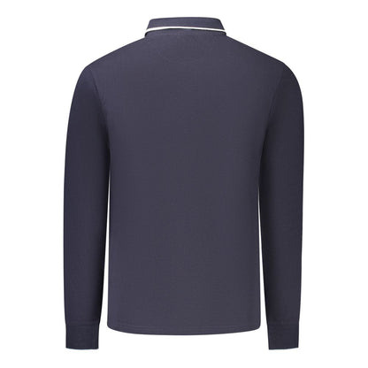 Polo Shirt by North Sails for men in cotton blue showcases a sharp silhouette, detailed with a refined and sharp for a sophisticated finish.