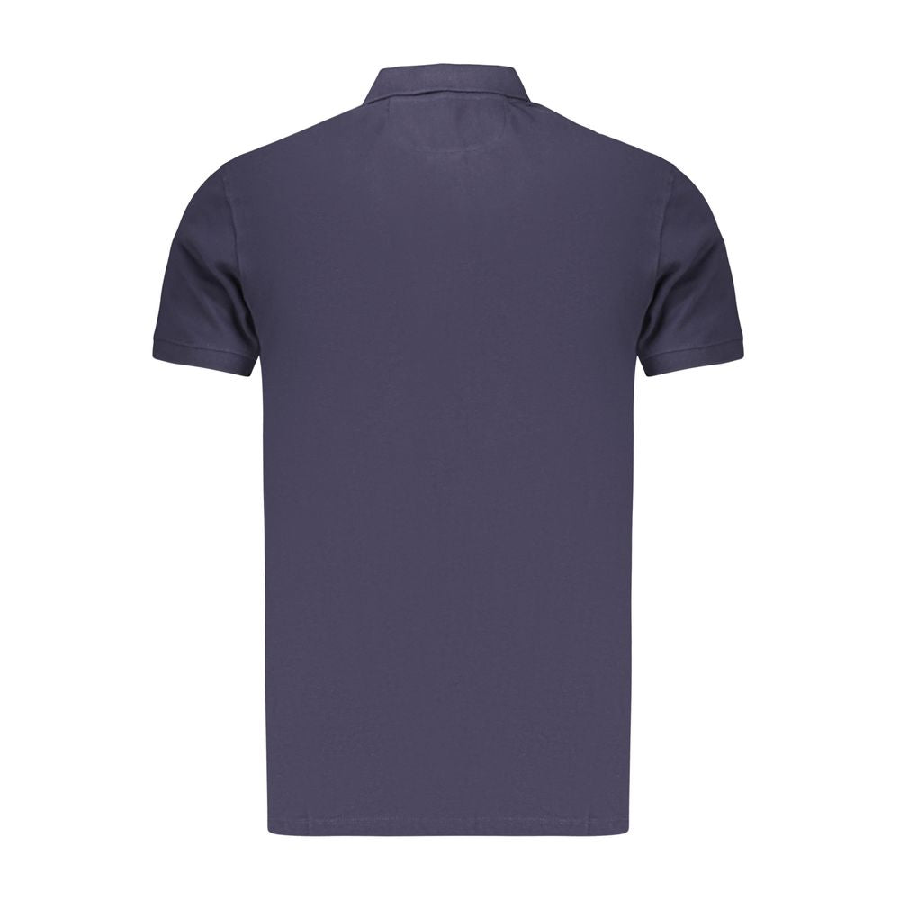 Polo Shirt by Marina Militare for men in cotton blue presents a distinguished silhouette, showcasing a sophisticated and distinguished for a truly distinguished finish.