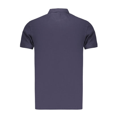 Polo Shirt by Marina Militare for men in cotton blue presents a distinguished silhouette, showcasing a sophisticated and distinguished for a truly distinguished finish.