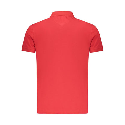 Polo Shirt by Marina Militare for men in cotton red presents a crisp silhouette, artfully detailed with a crisp and crisp .
