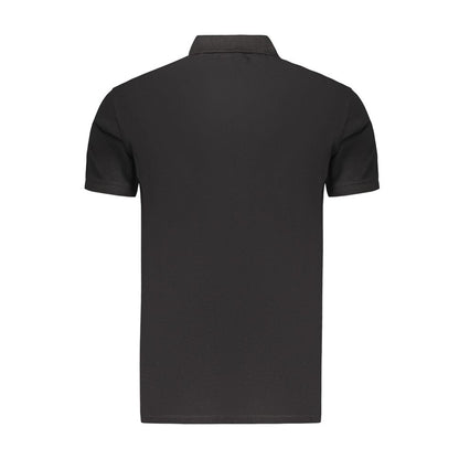 Polo Shirt by Marina Militare for men in cotton black presents a distinguished silhouette, showcasing a sophisticated and distinguished for a truly distinguished finish.