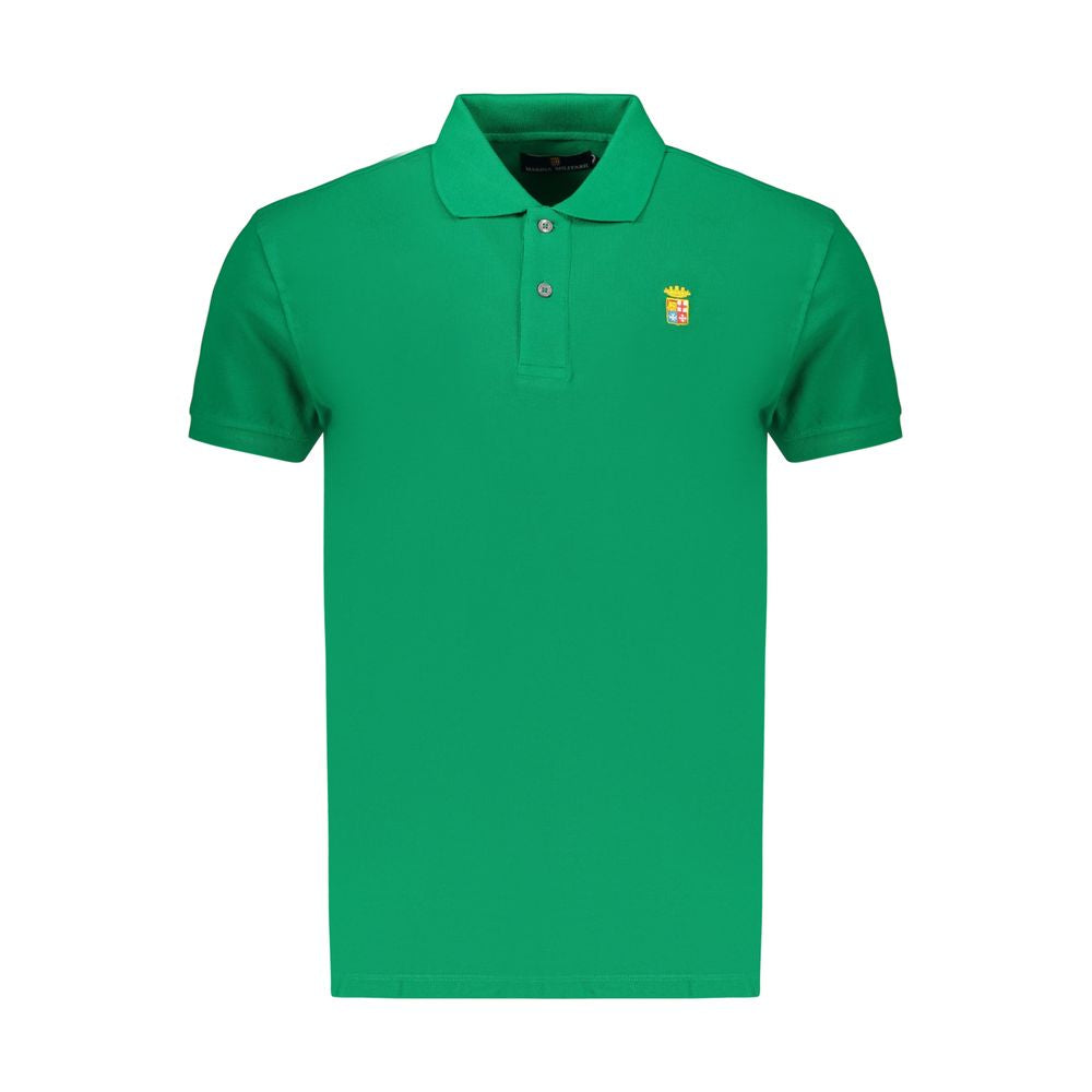 This Polo Shirt by Marina Militare for men in cotton green presents a flawless silhouette, showcasing flawless detailing and a refined for a truly flawless aesthetic.