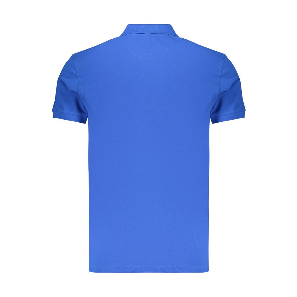 Polo Shirt by Marina Militare for men in cotton blue features a eye catching silhouette, showcasing a refined and for a eye catching finish.