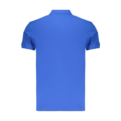 Polo Shirt by Marina Militare for men in cotton blue features a eye catching silhouette, showcasing a refined and for a eye catching finish.