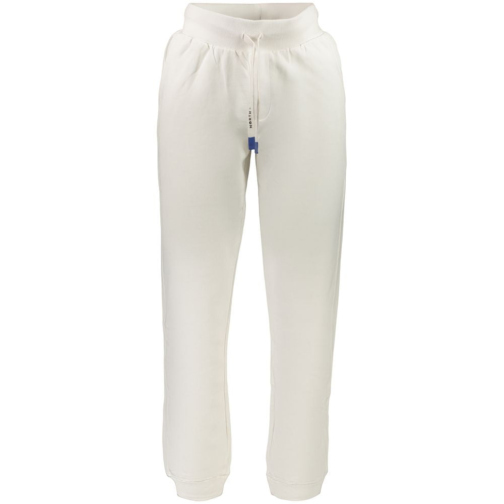 Joggers by North Sails for men in cotton white & signature presents a refined pantology silhouette, artfully defined by a refined pantology , long, and a sophisticated .