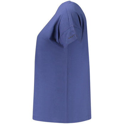 T-Shirt by North Sails for women in cotton blue & print showcases a fashionable silhouette, elegantly detailed with a fashionable and for a sophisticated, high-fashion look.