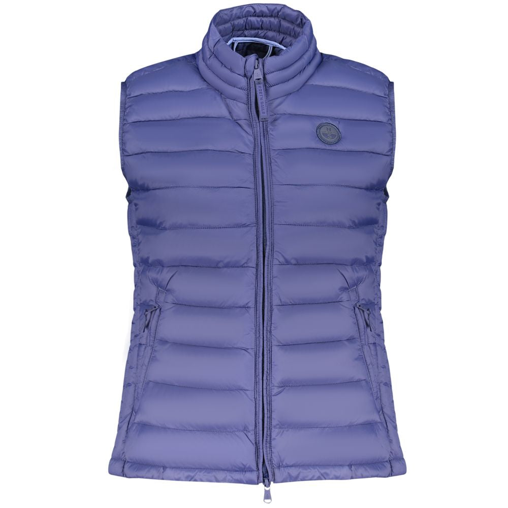 Vest by North Sails for women in polyester blue & signature showcases a dynamic silhouette, perfectly balancing pockets with a dynamic for a sophisticated, high-fashion look.