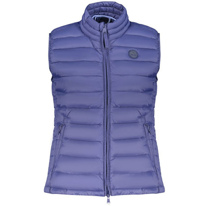 Vest by North Sails for women in polyester blue & signature showcases a dynamic silhouette, perfectly balancing pockets with a dynamic for a sophisticated, high-fashion look.