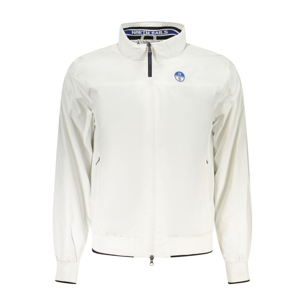 Windbreaker Jacket by North Sails for men in polyester white features an magnificent silhouette, showcasing the sophisticated and functional pockets & windproof for a premium, magnificent look.