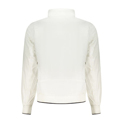 Windbreaker Jacket by North Sails for men in polyester white presents a resilient silhouette, artfully detailed with a sophisticated and functional pockets & windproof for a resilient finish.