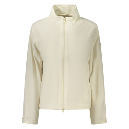 Overcoat by North Sails for women in stretch nylon white features an satoral silhouette, showcasing a sophisticated and satoral pockets for a premium, timeless look.