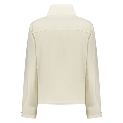 Overcoat by North Sails for women in stretch nylon white showcases a architectural silhouette, artfully detailed with a distinctive and functional pockets for a architectural finish.