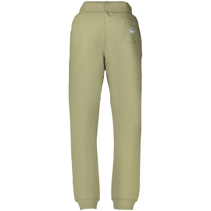 Joggers by North Sails for men in cotton green features an sartorial and long with a cut for a sartorial finish.