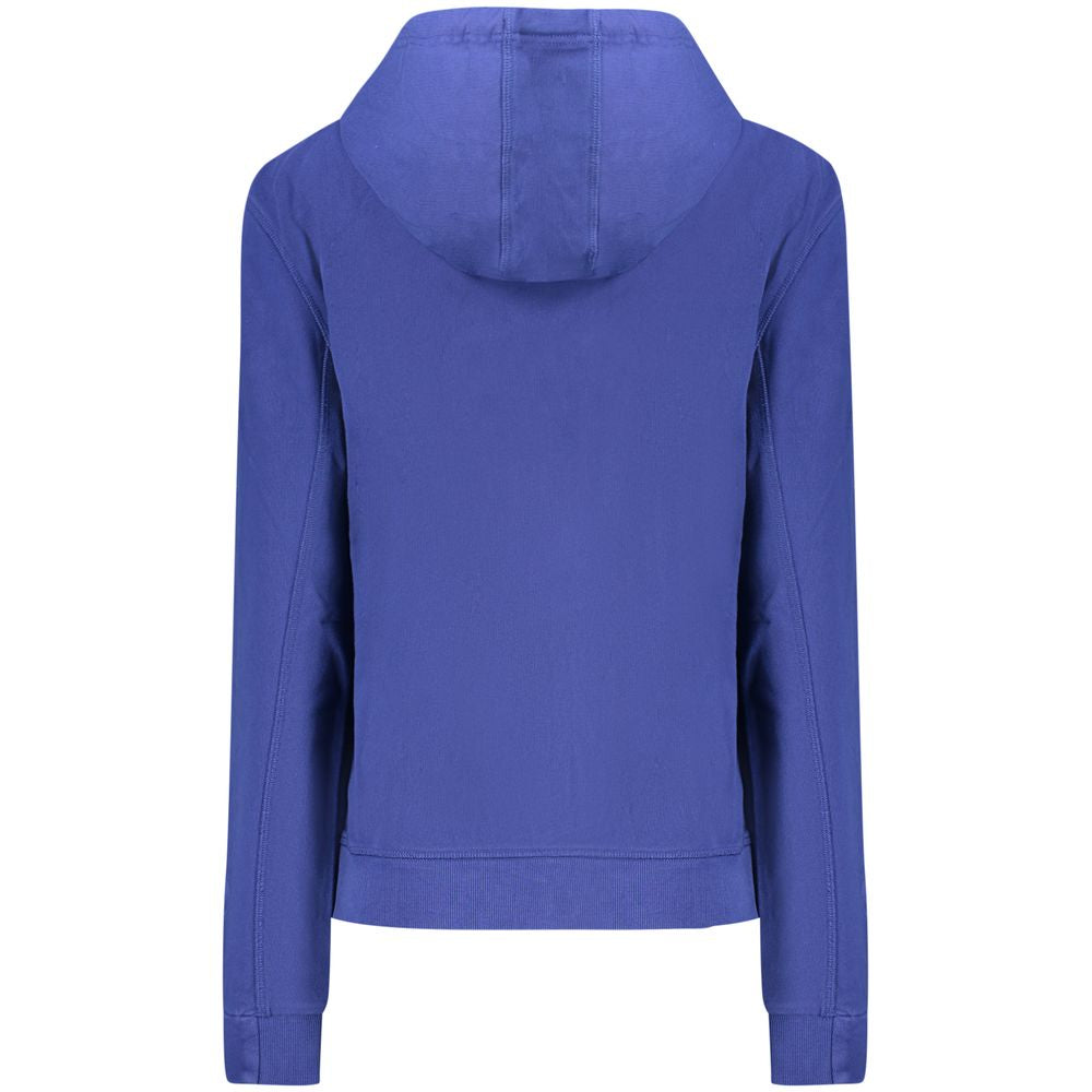 Hooded Sweatshirt Hoodie by North Sails for women in cotton blue & print features a slouchy chic silhouette, detailed with a slouchy chic and a signature for an elevated aesthetic.