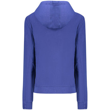 Hooded Sweatshirt Hoodie by North Sails for women in cotton blue & print features a slouchy chic silhouette, detailed with a slouchy chic and a signature for an elevated aesthetic.