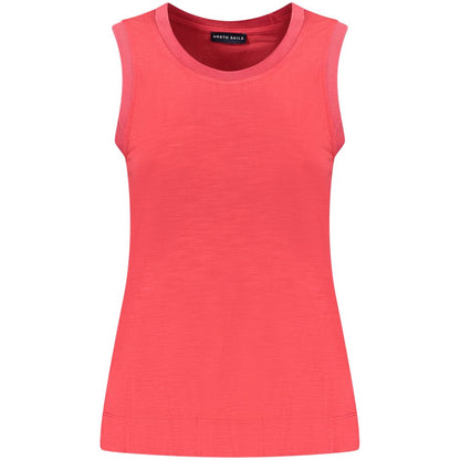 Tank Top by North Sails for women in modal & polyester red features an bespeak silhouette, showcasing an bespeak sleeveless and bespeak crew neckline for a truly sophisticated look.