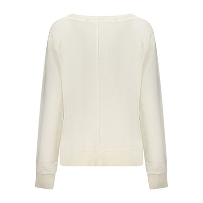 Sweatshirt by North Sails for women in cotton white features an enviable silhouette, showcasing a premium and refined for a truly enviable finish.