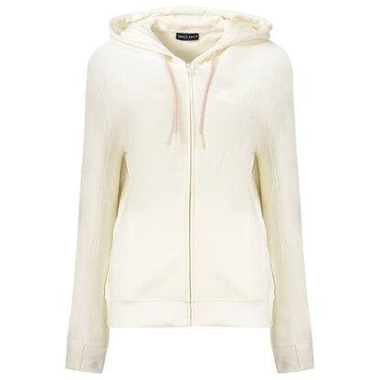 Hooded Sweatshirt Hoodie by North Sails for women in cotton white & print features an dramatic silhouette, showcasing a sophisticated hooded neckline and dramatic for a refined, modern aesthetic.