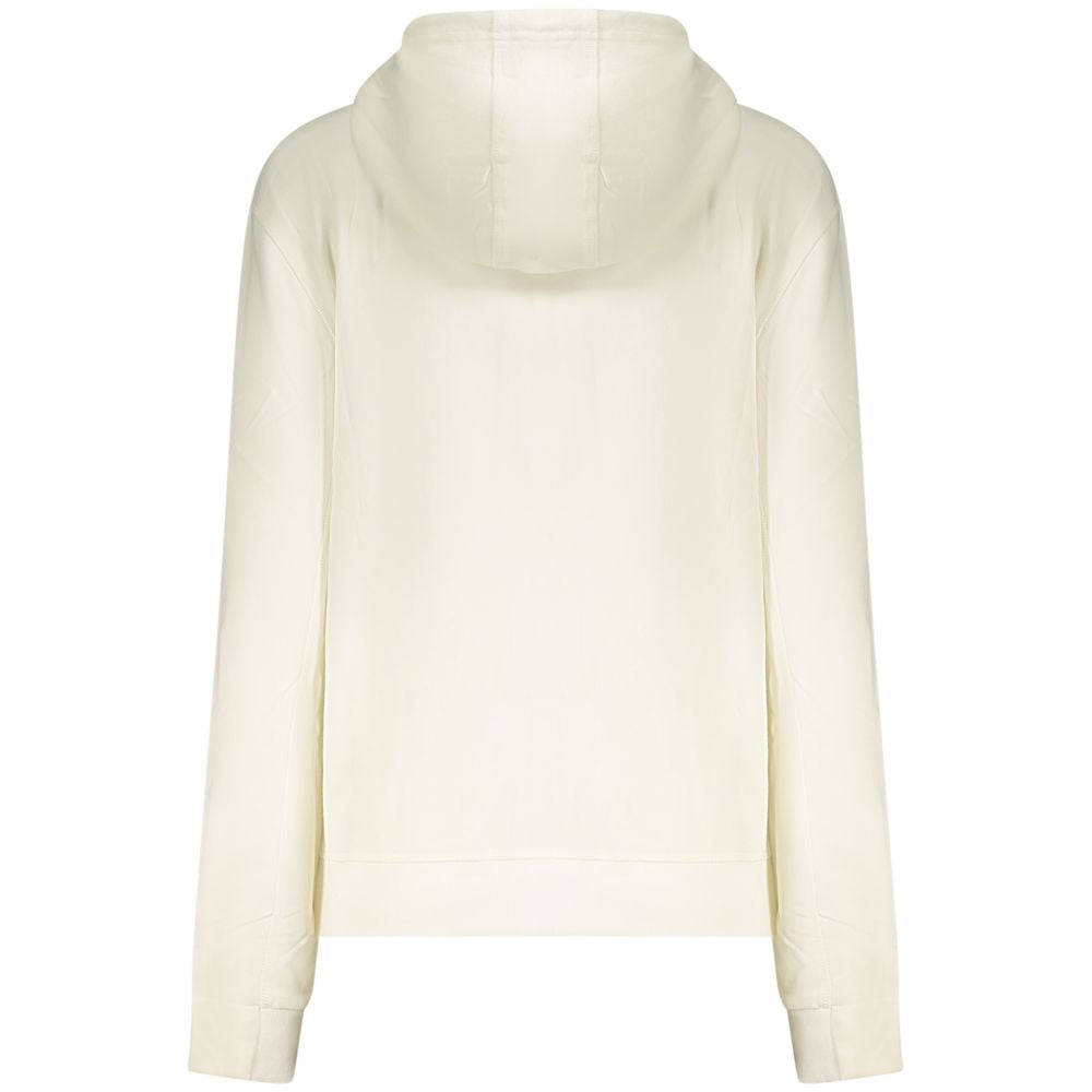 Hooded Sweatshirt Hoodie by North Sails for women in cotton white & print features an avant-garde silhouette, showcasing a sophisticated and detail for a truly avant-garde finish.