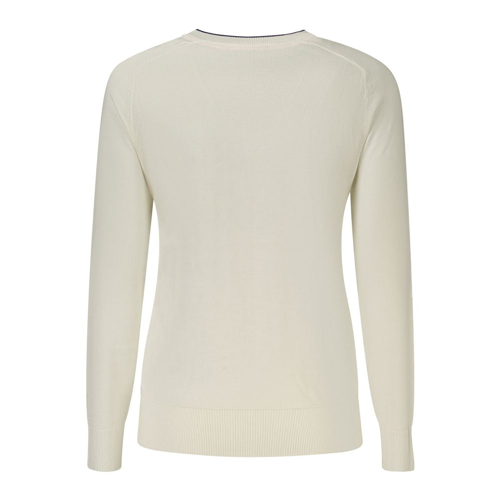Sweatshirt by North Sails for women in viscose cotton white features an magnificent silhouette, showcasing a sophisticated crew neckline and detail for a truly magnificent finish.
