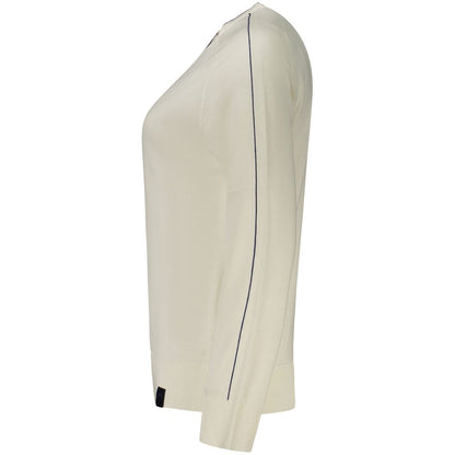 Sweatshirt by North Sails for women in viscose cotton white features an provocated silhouette, detailed with a provocated and a refined for a sophisticated aesthetic.