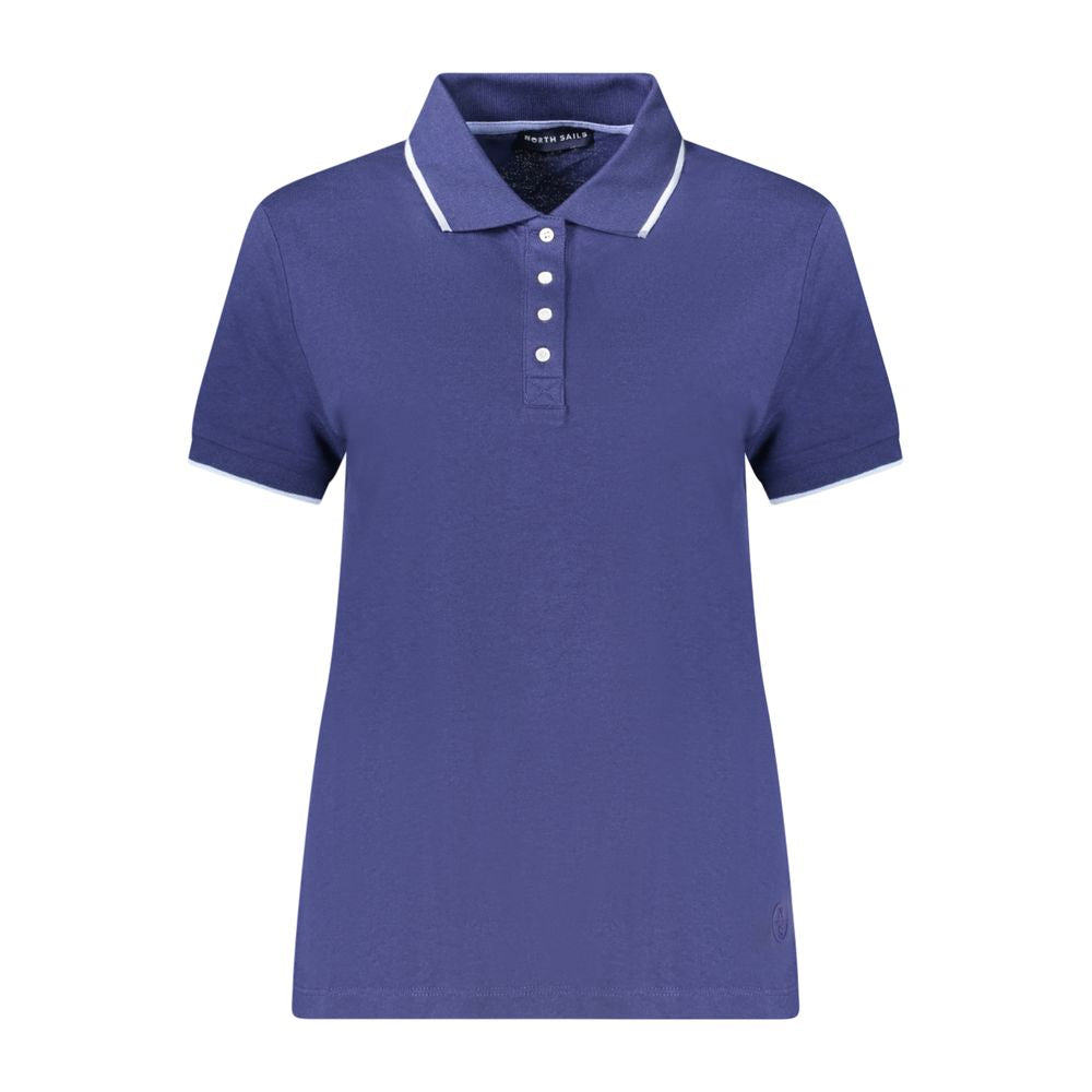 Polo Shirt by North Sails for women in modal & cotton blue & signature features a eye catching silhouette, showcasing a refined and for a eye catching finish.