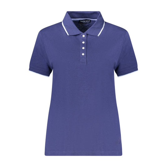 Polo Shirt by North Sails for women in modal & cotton blue & signature features a eye catching silhouette, showcasing a refined and for a eye catching finish.
