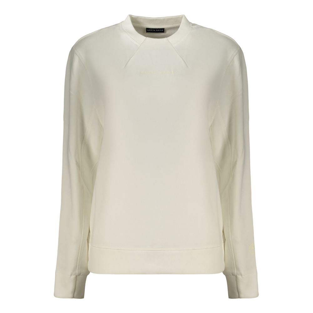 Sweatshirt by North Sails for women in cotton white & print features a unrivaled silhouette with a refined crew neckline and unrivaled detailing for a sophisticated look.