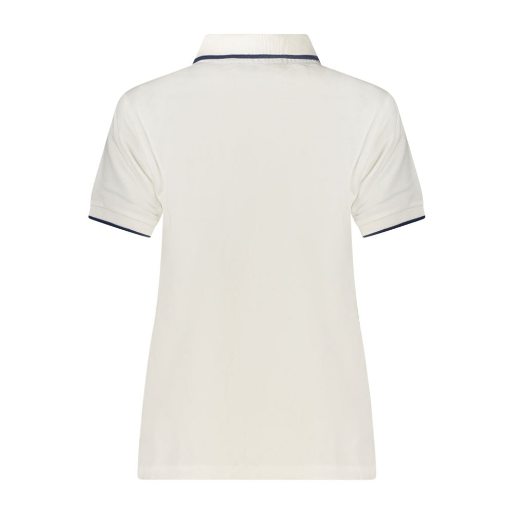 Polo Shirt by North Sails for women in cotton white presents a sleek silhouette, featuring a refined and for a sleek finish.