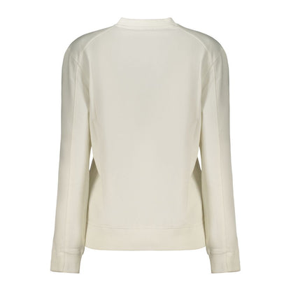 Sweatshirt by North Sails for women in cotton white & print showcases a slouchy chic silhouette, artfully detailed with a slouchy chic and for a slouchy chic finish.