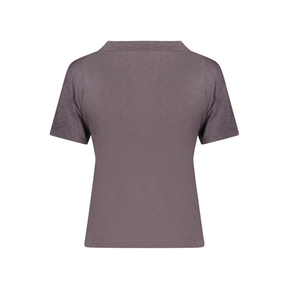 T-Shirt by North Sails for women in linen gray features a plush silhouette, showcasing a sophisticated and for a truly plush finish.