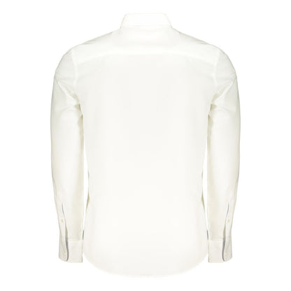 Dress Shirt by North Sails for men in cotton white showcases a sublime silhouette, artfully detailed with a sublime and for a sophisticated, sublime finish.