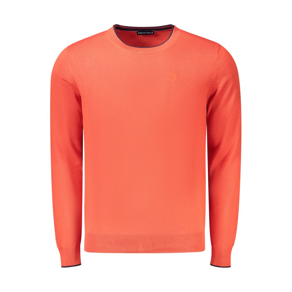 Sweatshirt by North Sails for men in cotton red presents a smart casual silhouette, featuring a smart casual crew neckline and for a sophisticated look.