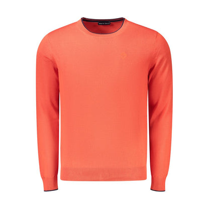 Sweatshirt by North Sails for men in cotton red presents a smart casual silhouette, featuring a smart casual crew neckline and for a sophisticated look.