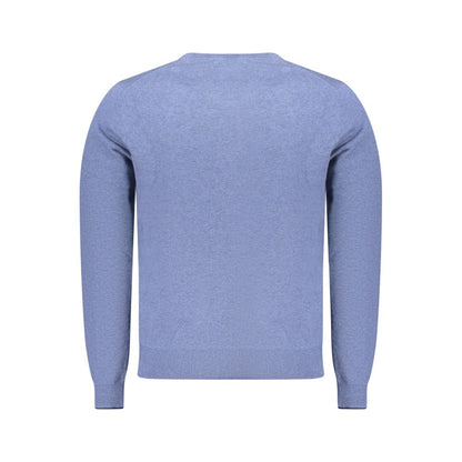 Sweatshirt by North Sails for men in cotton blue features an provocated silhouette, detailed with a provocated and a refined crew neckline for a sophisticated aesthetic.